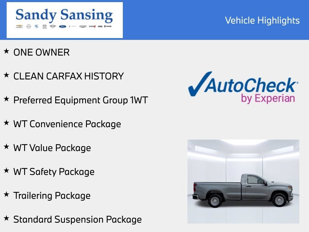 Used 2025 Sterling Gray Metallic Chevrolet WT image 13