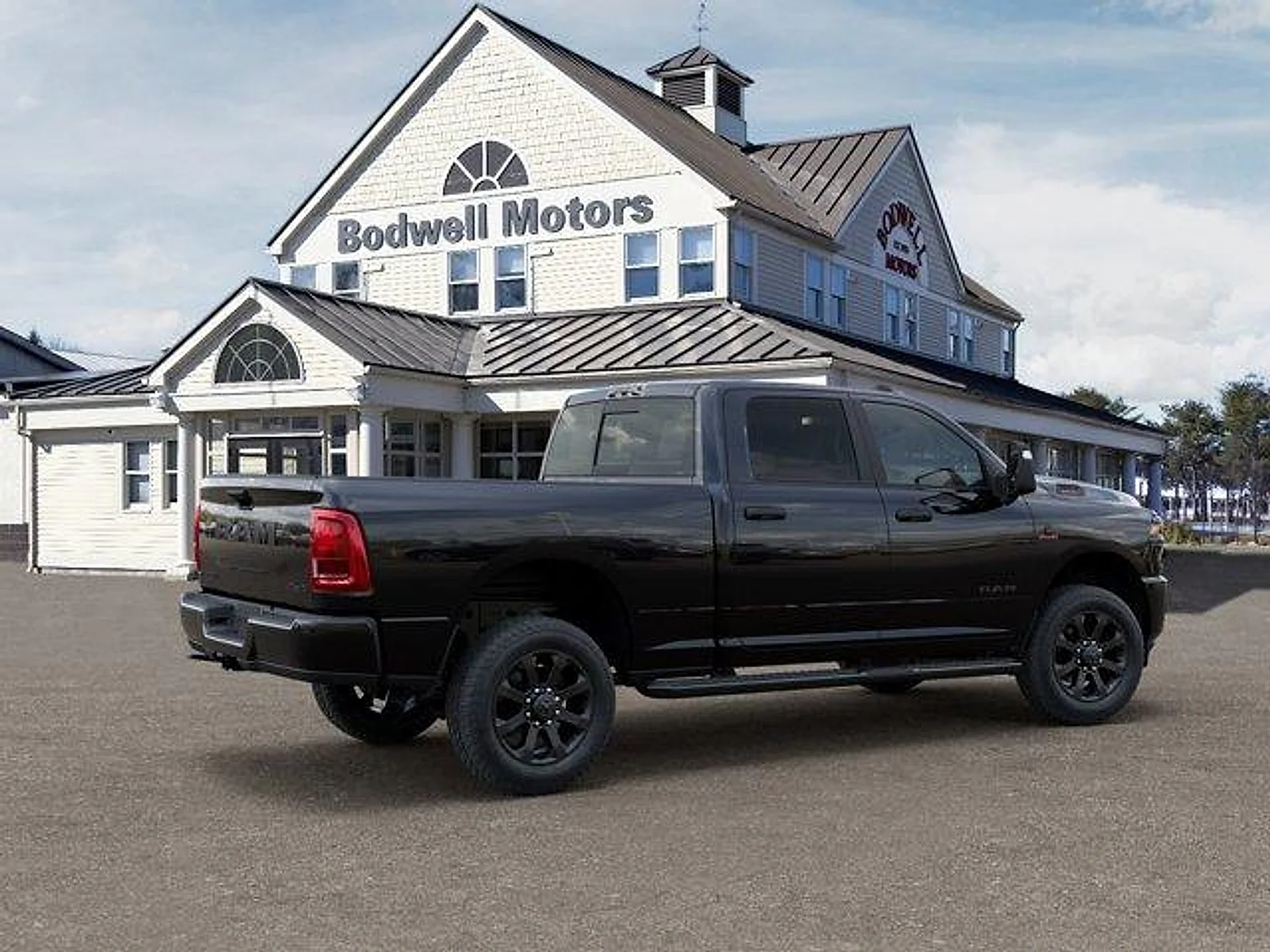 New 2026 Diamond Black Crystal Pearlcoat RAM Big Horn Crew Cab 4x4 6
