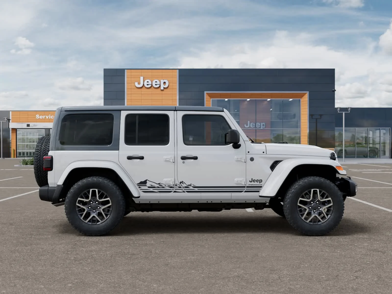New 2026 Bright White Clearcoat Jeep Sahara image 21