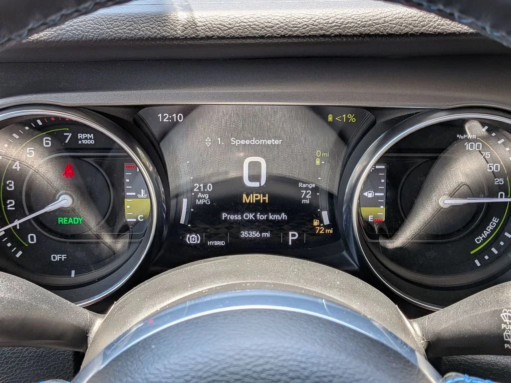 Used 2023 Silver Jeep Rubicon 4xe image 14