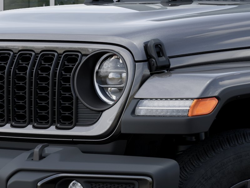 New 2026 Granite Crystal Metallic Clear-Coat Exterior Paint Jeep Sport S Dark Sky image 36