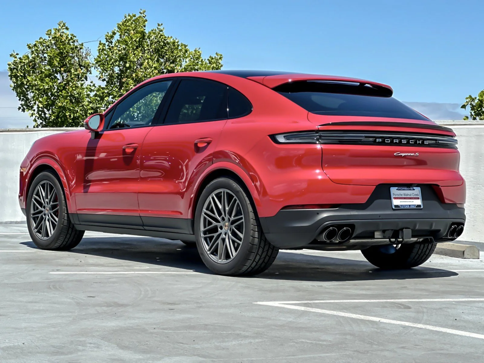 New 2026 Carmine Red Porsche S image 3