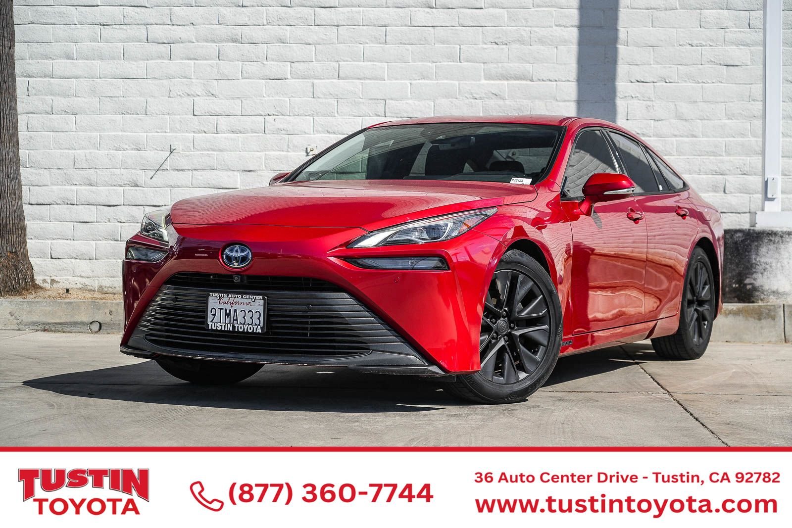 Certified Used 2021 Red Toyota XLE image 1