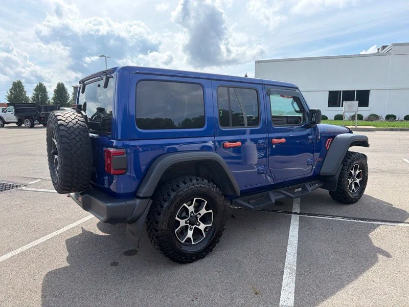 Used 2020 Blue Jeep Unlimited Rubicon image 3