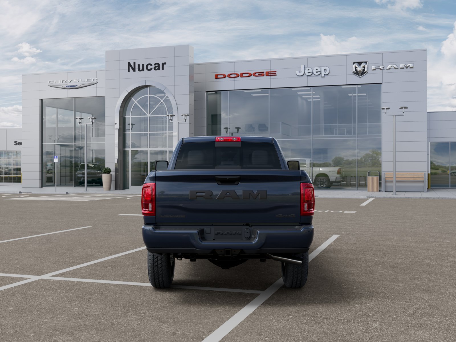 New 2026 Forged Blue Metallic Exterior Paint RAM Laramie image 7