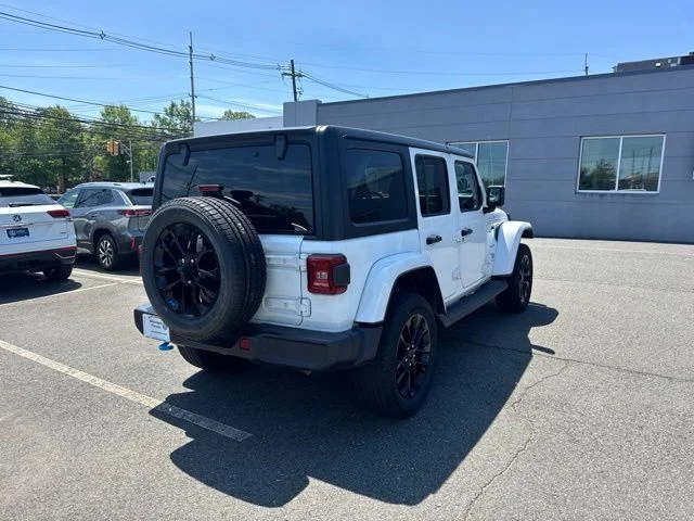 Used 2023 White Jeep Sahara 4xe image 4