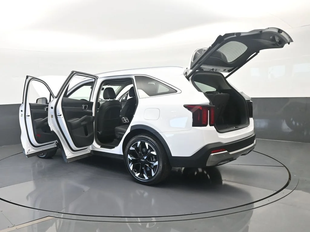 Used 2025 Glacial White Pearl Kia EX image 77