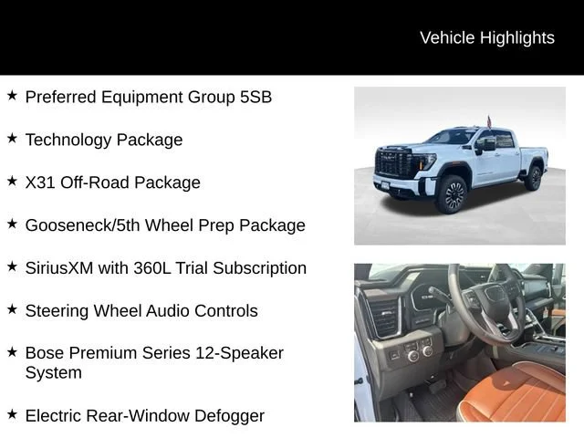 New 2026 Glacier White Tricoat GMC Denali Ultimate image 8