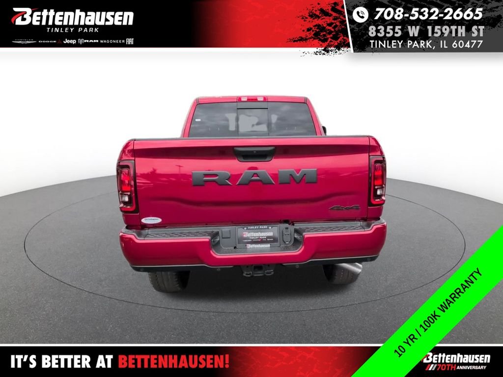 New 2026 Molten Red Pearl-Coat Exterior Paint RAM Black Express image 9