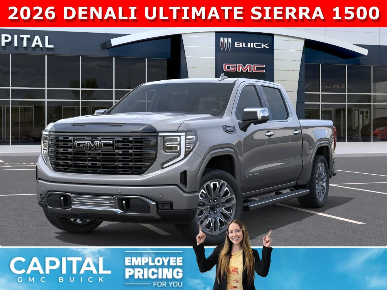 New 2026 STERLING METALLIC GMC Denali Ultimate image 1