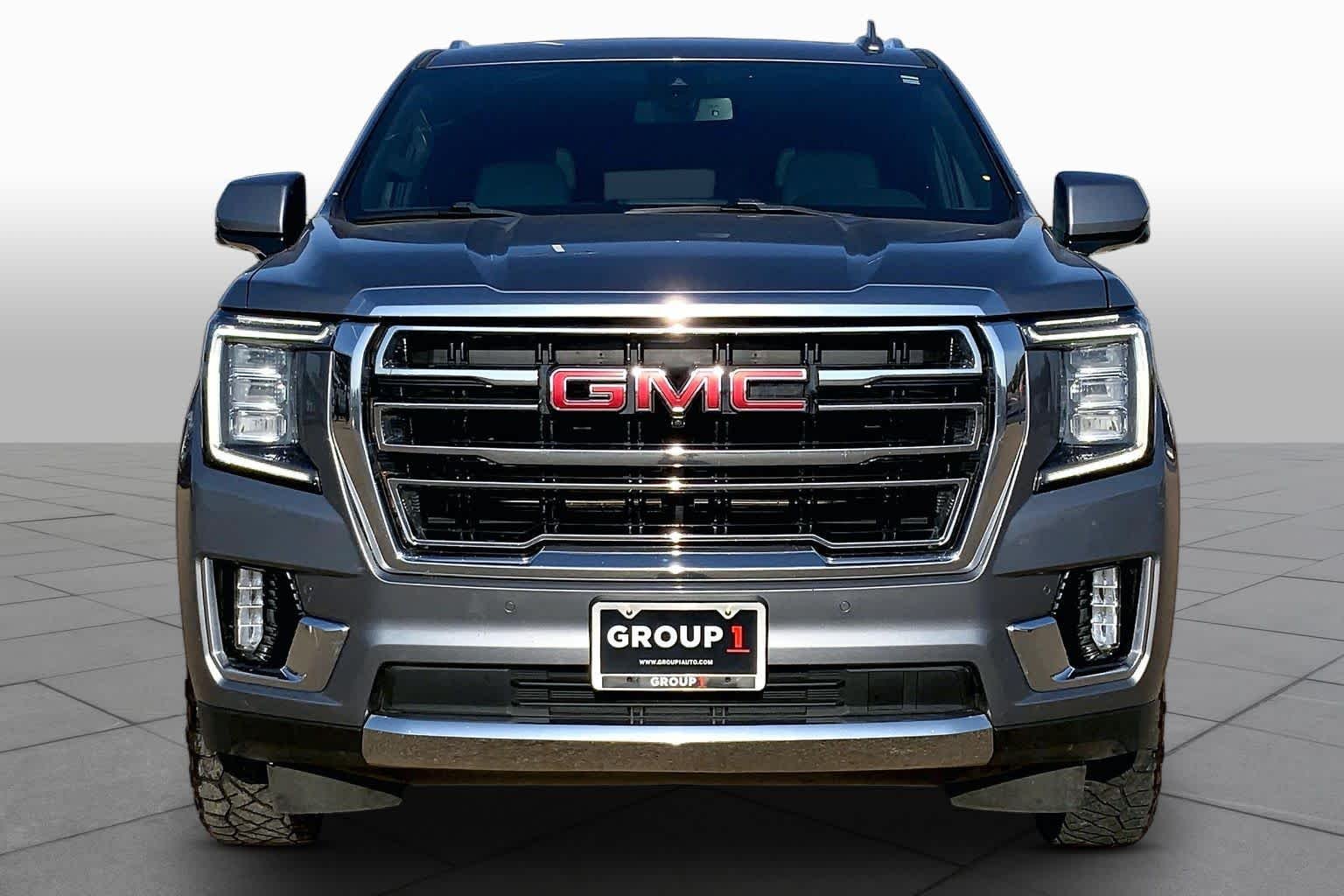 Used 2022 Satin Steel Metallic GMC SLT image 3
