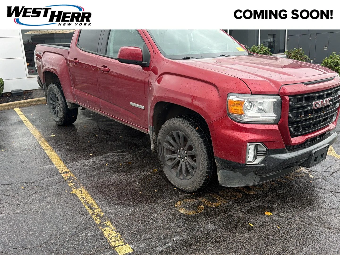 Used 2021 Cayenne Red Tintcoat GMC 4WD Elevation image 1