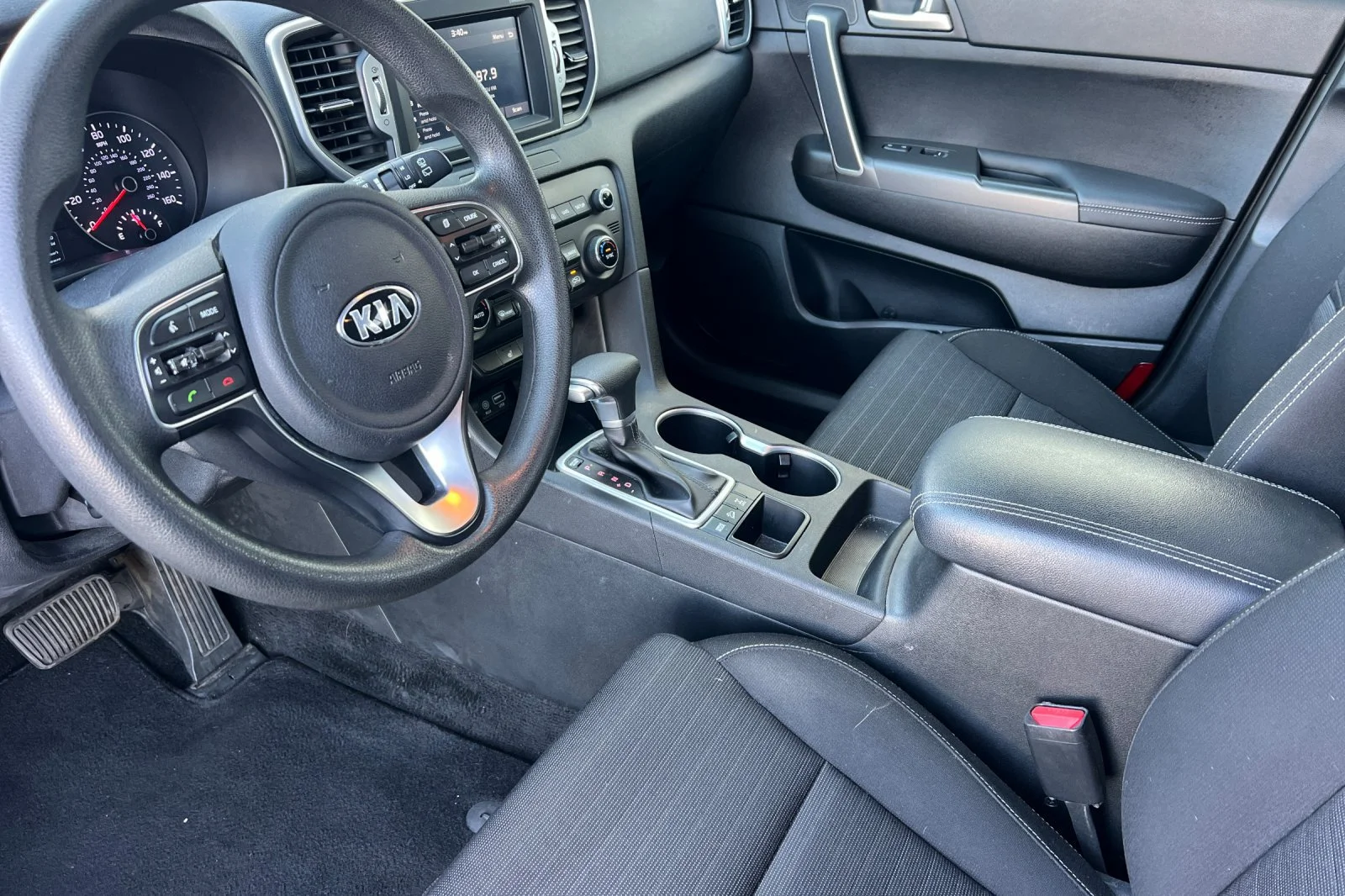 Used 2019 Red Kia LX image 10