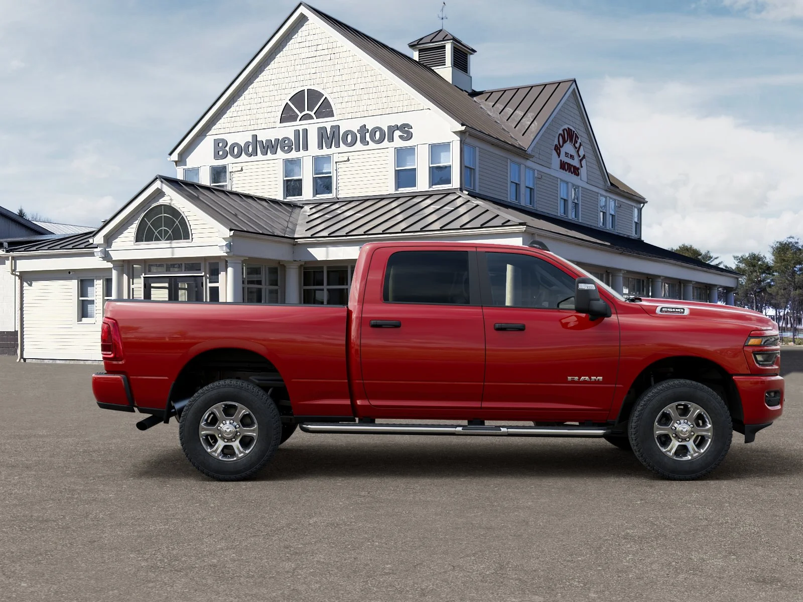 New 2026 Flame Red Clearcoat RAM Big Horn Crew Cab 4x4 6