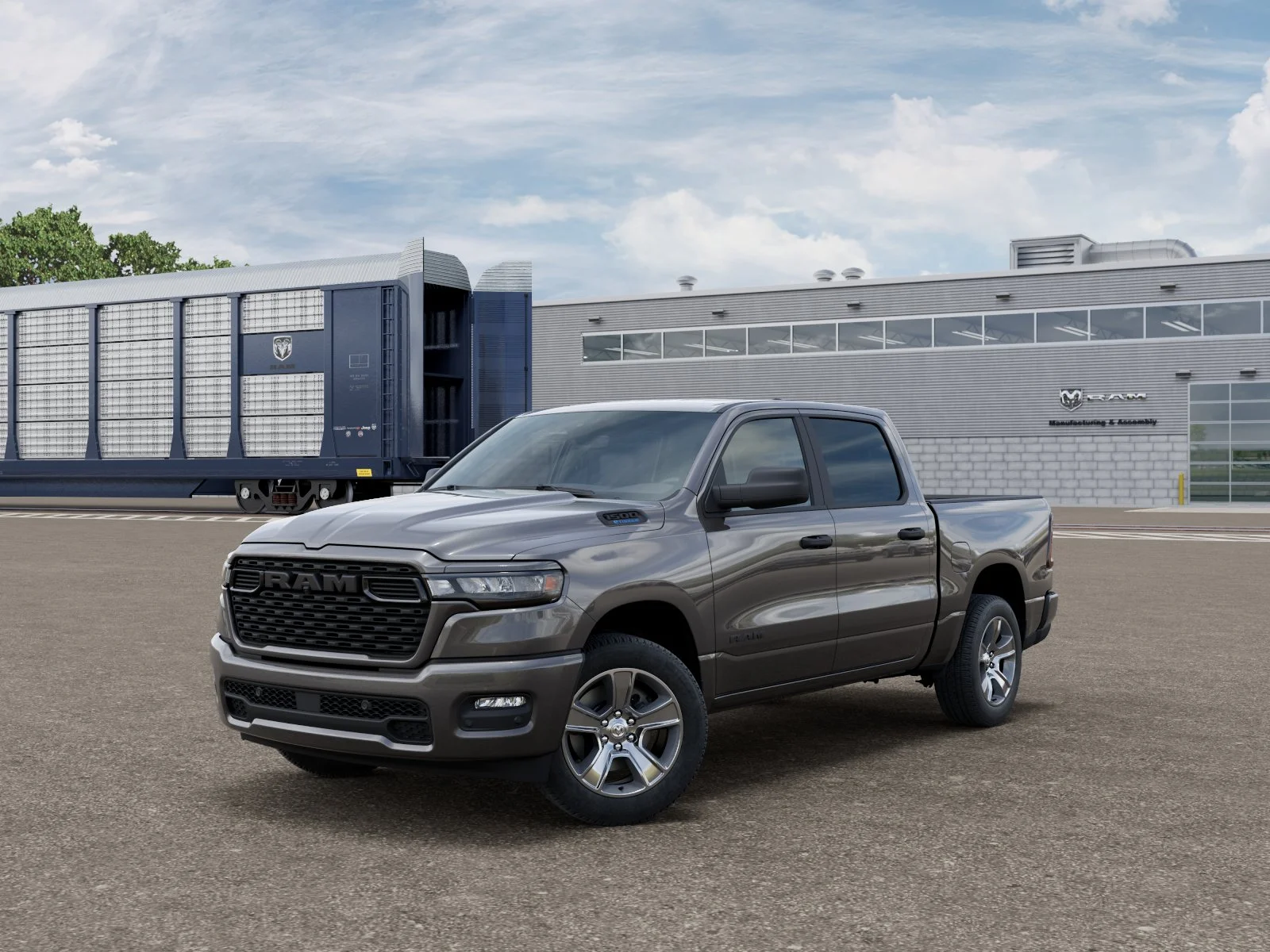 New 2026 Granite Crystal Metallic Clear-Coat Exterior Paint RAM Tradesman image 27
