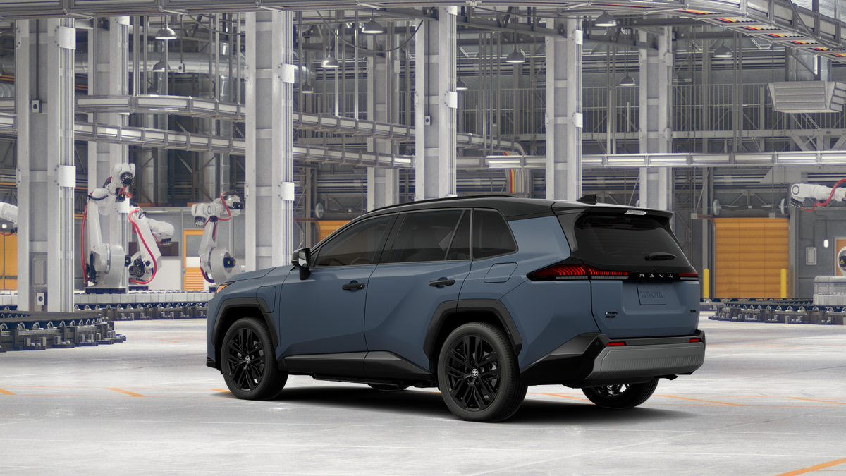 New 2026 Storm Cloud with Midnight Black Metallic roof Toyota XSE image 6