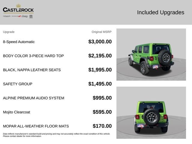 New 2026 Mojito Clearcoat Jeep Rubicon image 4