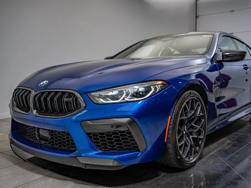 Used 2024 Marina Bay Blue Metallic BMW Competition image 14