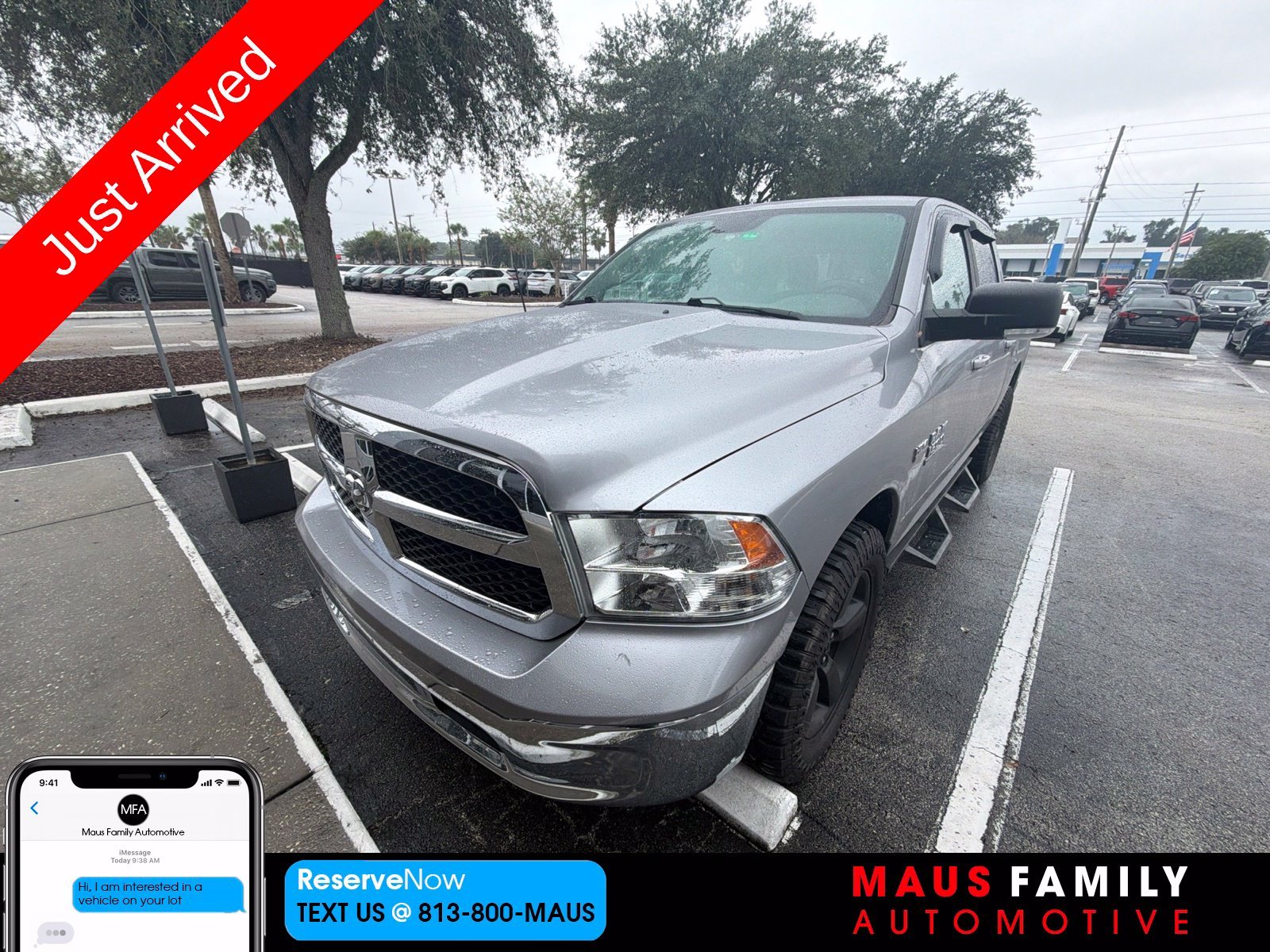 Used 2019 Billet Silver Metallic Ram SLT image 1