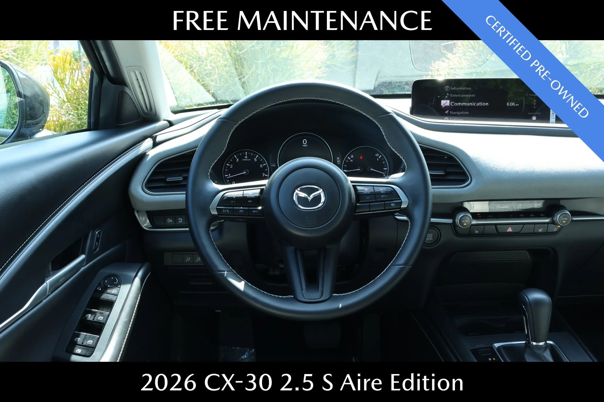 Certified Used 2026 Blue Mazda 2.5 S Aire Edition image 8