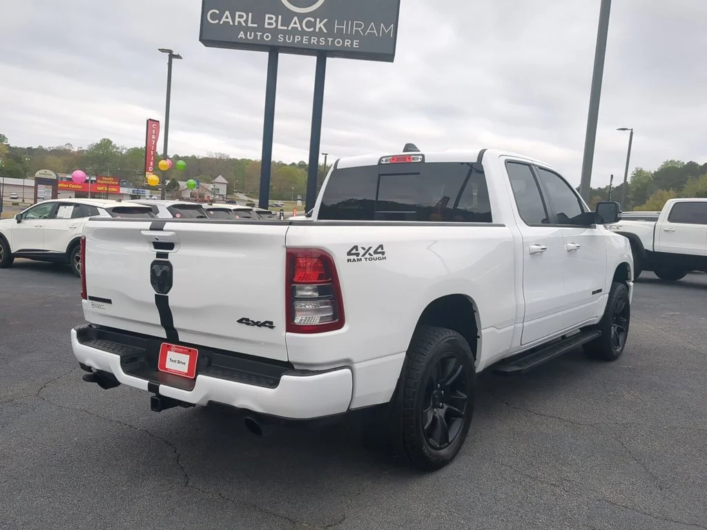 Used 2022 Bright White Clearcoat Ram Big Horn image 5