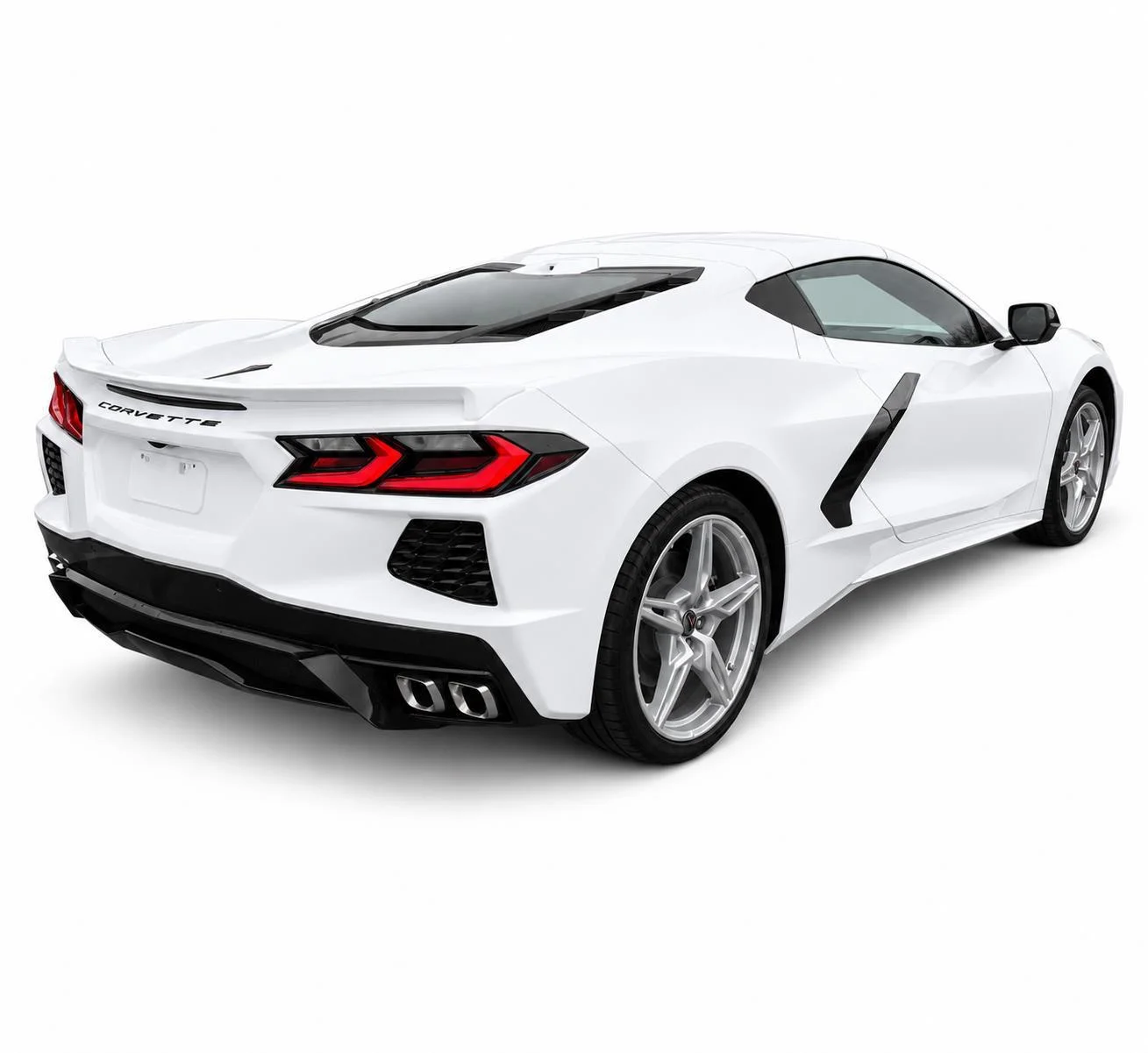 Used 2022 ARCTIC WHITE CHEVROLET STINGRAY image 2