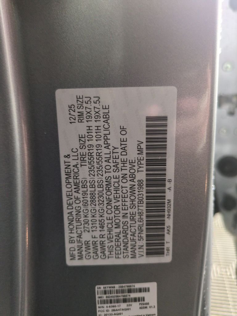 2026 Honda Odyssey Touring - Photo 30