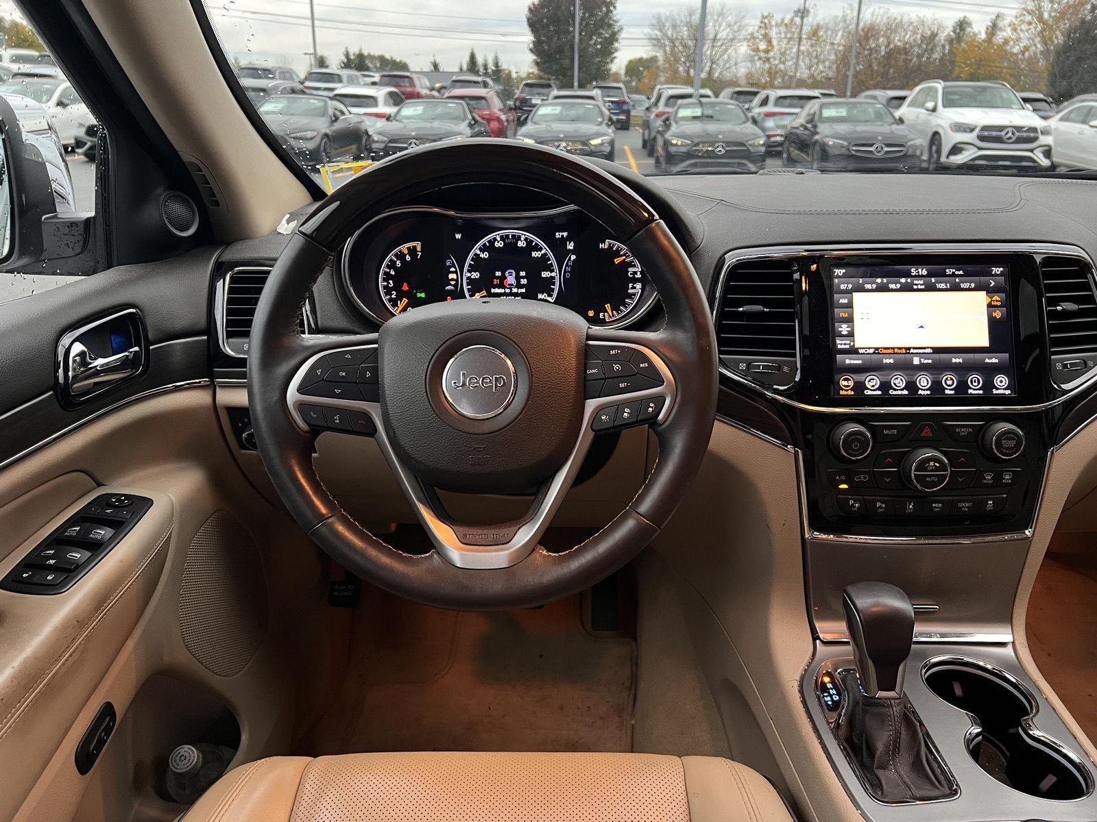 Used 2021 Bright White Clearcoat Jeep Overland image 11
