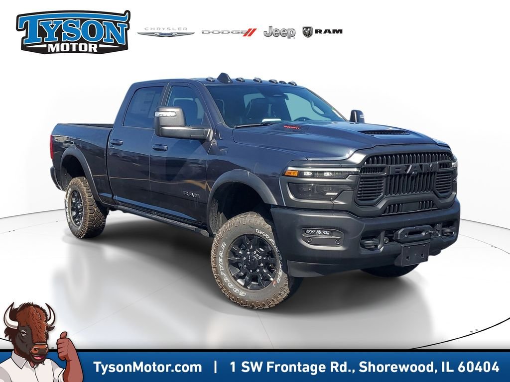 Forged Blue Metallic Exterior Paint 2026 RAM 2500 Power Wagon Crew Cab 4WD Pickup Truck Four-Wheel Drive
