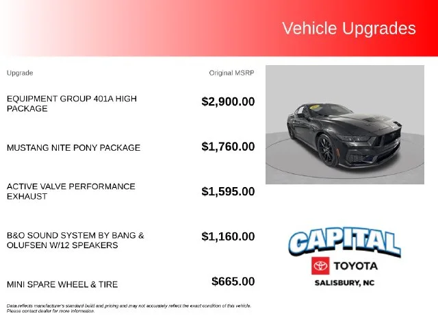 Used 2025 Black Ford GT Premium image 2
