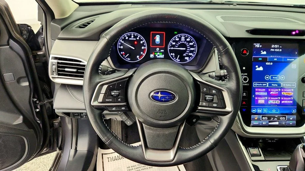 Used 2022 Magnetite Gray Metallic Subaru Limited CVT with Power Moonroof, HSW, Navigation System & More image 14