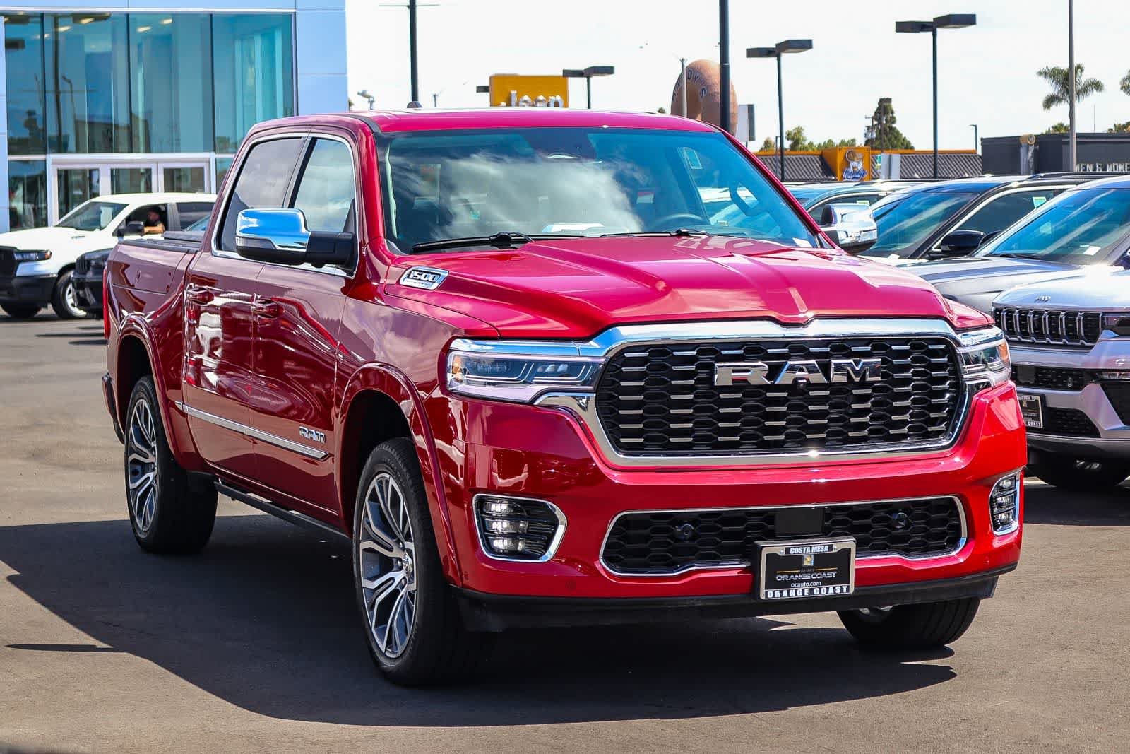New 2026 Molten Red Pearl-Coat Exterior Paint RAM Tungsten image 3
