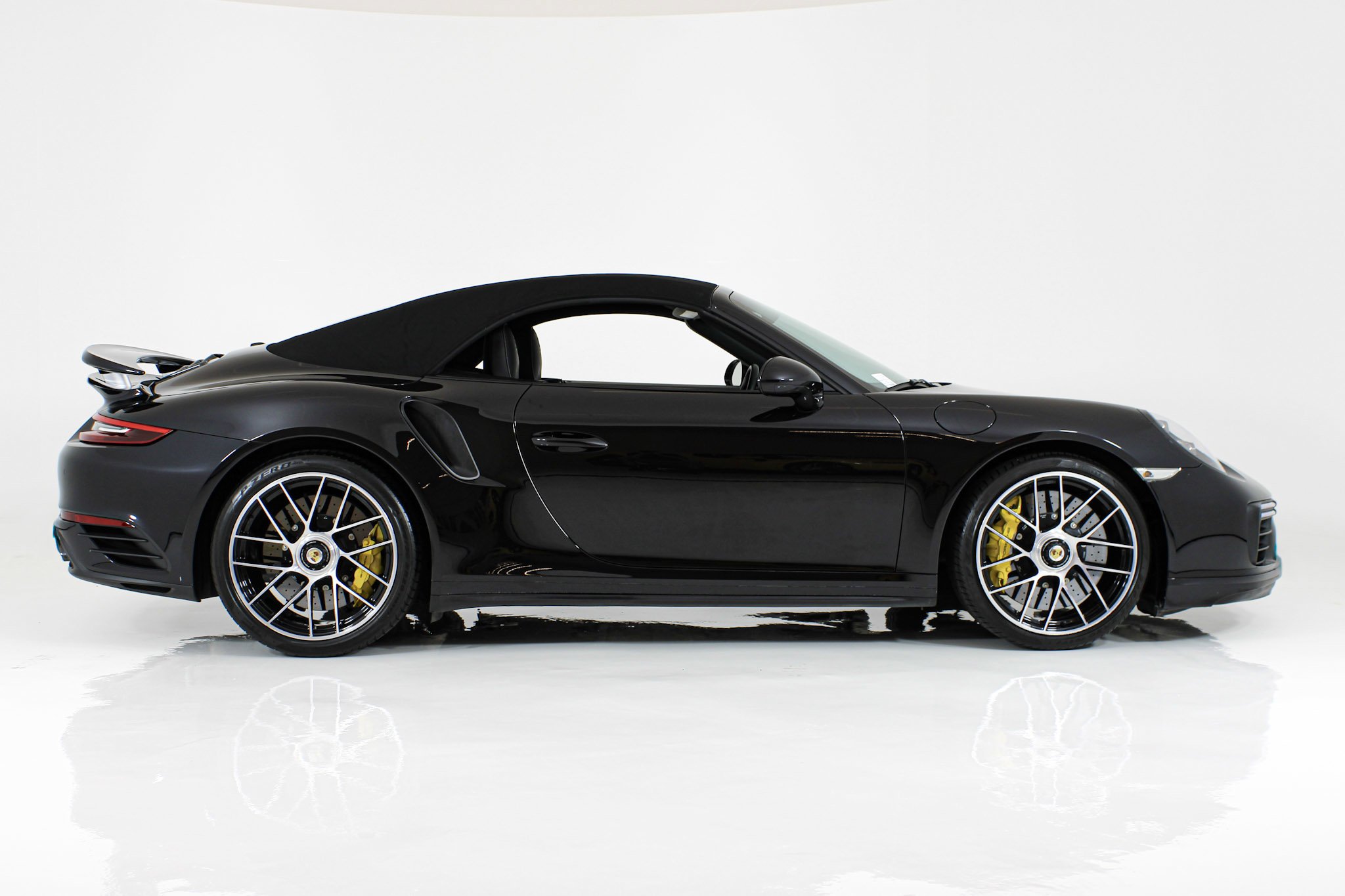 Used 2019 Black Porsche Turbo S Cabriolet image 13