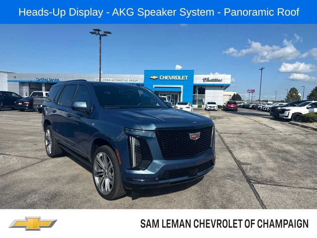 Certified Used 2026 Deep Sea Metallic Cadillac Sport image 1