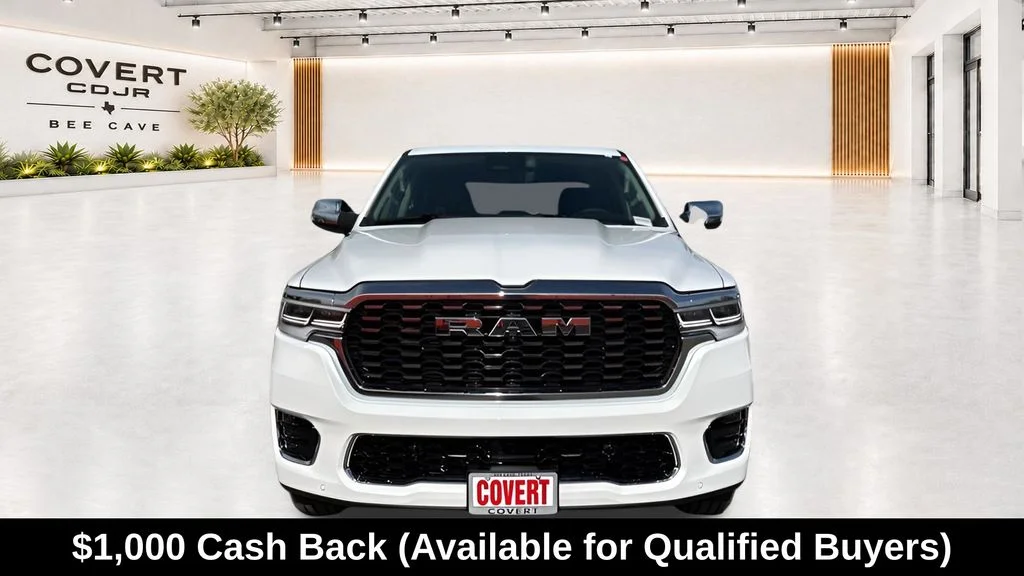 New 2026 Bright White Clear-Coat Exterior Paint RAM Tungsten image 3