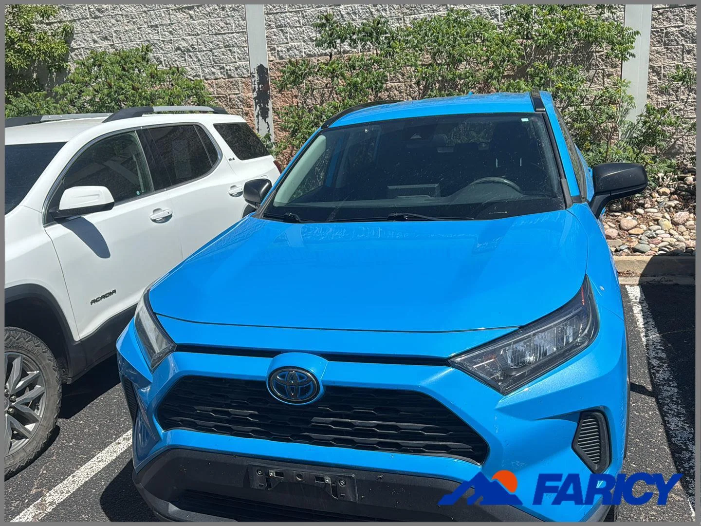 Used 2021 Blue Flame Toyota LE image 1