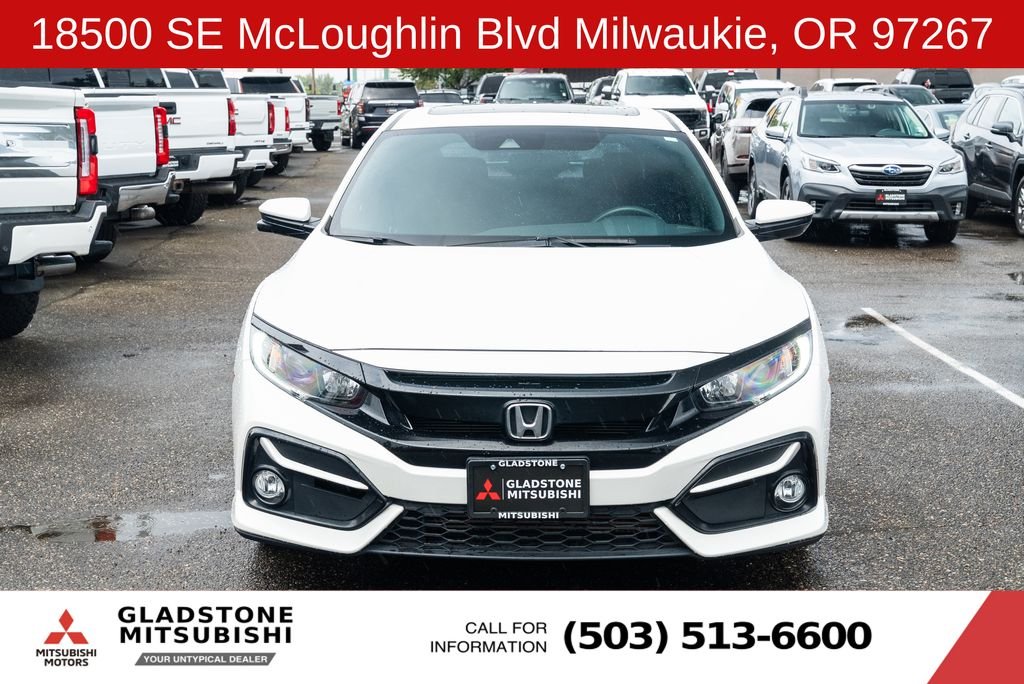 Used 2021 Platinum White Pearl Honda EX image 2