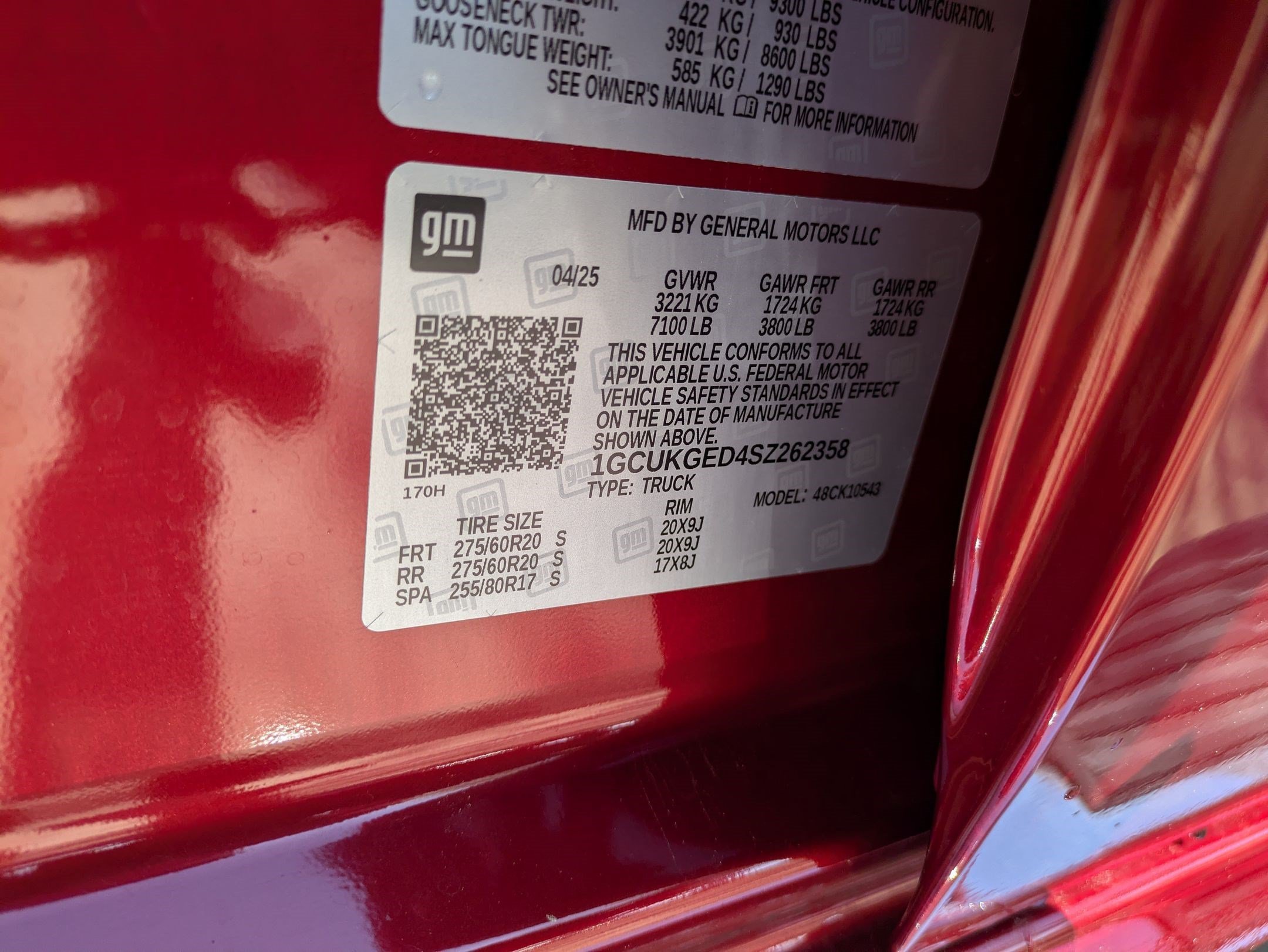 Certified Used 2025 Radiant Red Tintcoat Chevrolet LTZ image 32