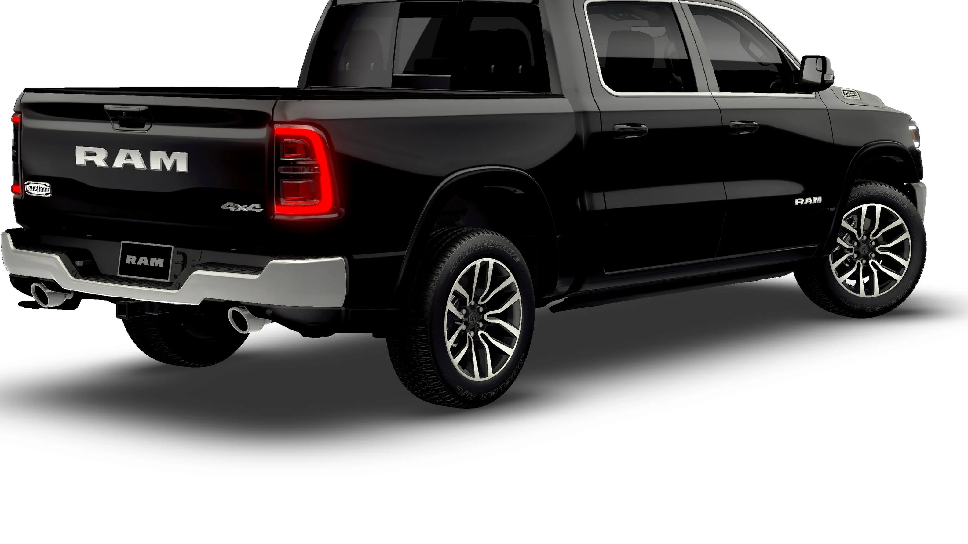 New 2026 Diamond Black Crystal Pearl-Coat Exterior Paint RAM Limited Longhorn image 2