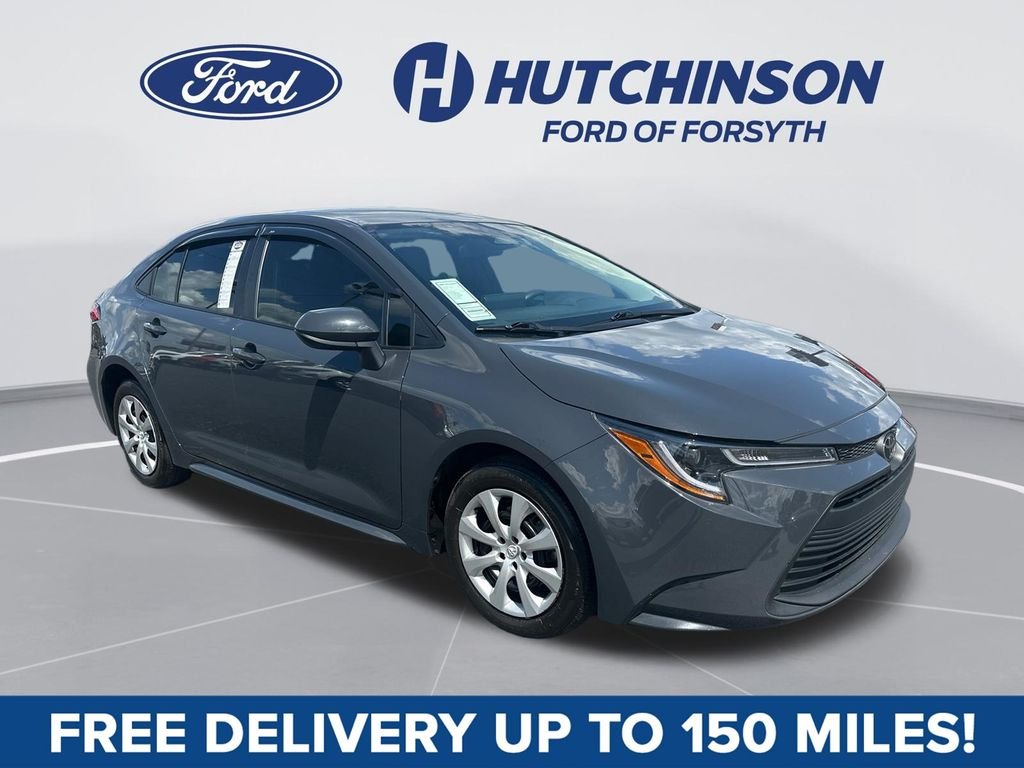 Gray 2024 Toyota Corolla LE FWD Sedan Front-Wheel Drive