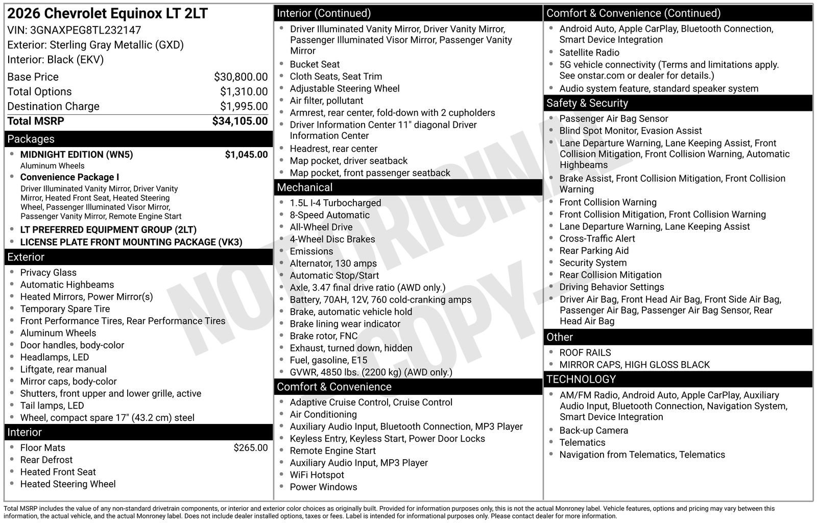 2026 Chevrolet Equinox LT - Photo 15