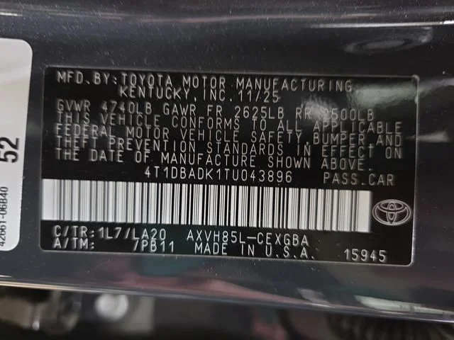 Certified Used 2026  Toyota XLE image 25