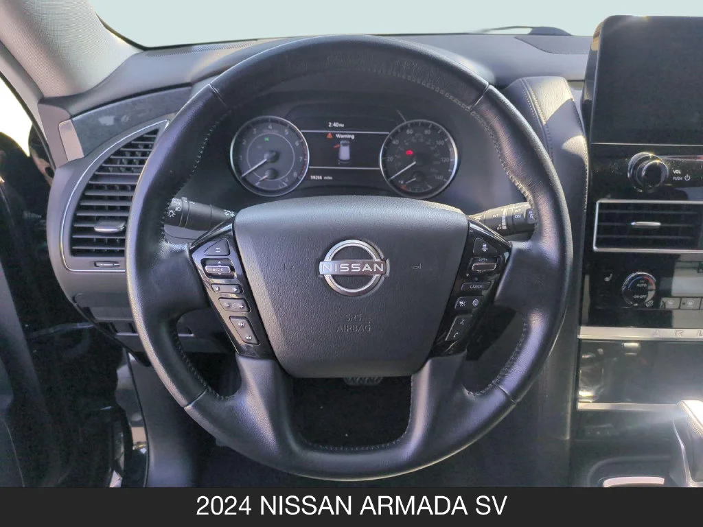 Used 2024 Black Nissan SV image 12
