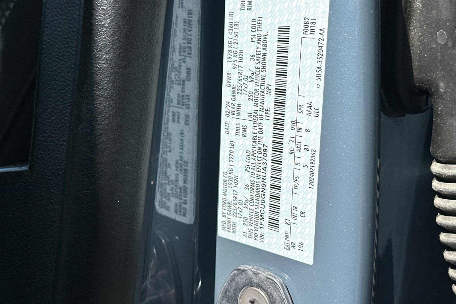 Used 2024 Blue Ford Active image 34