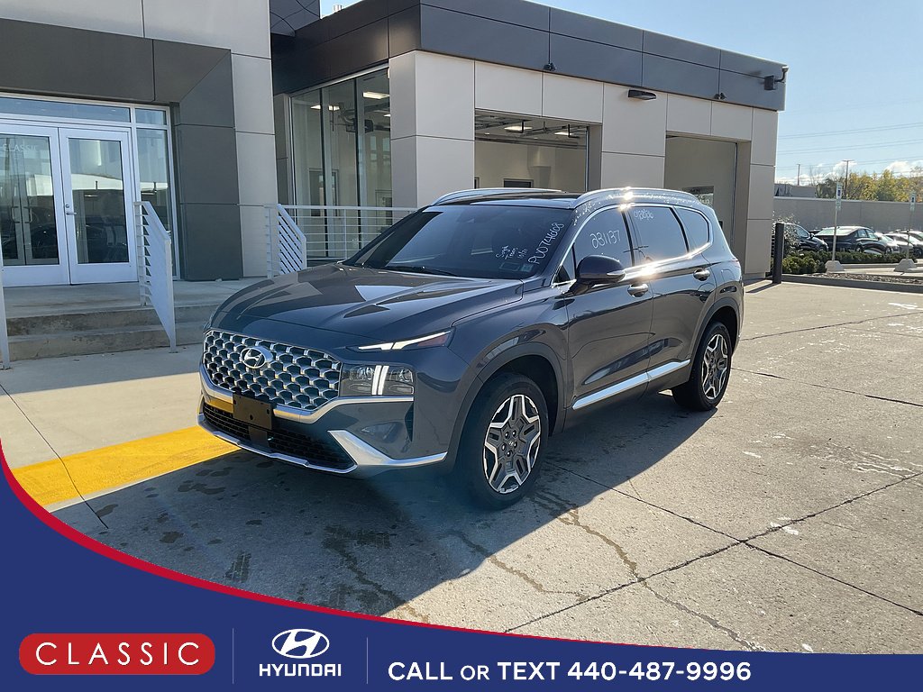 Certified Used 2023 Lagoon Blue Hyundai Limited image 1