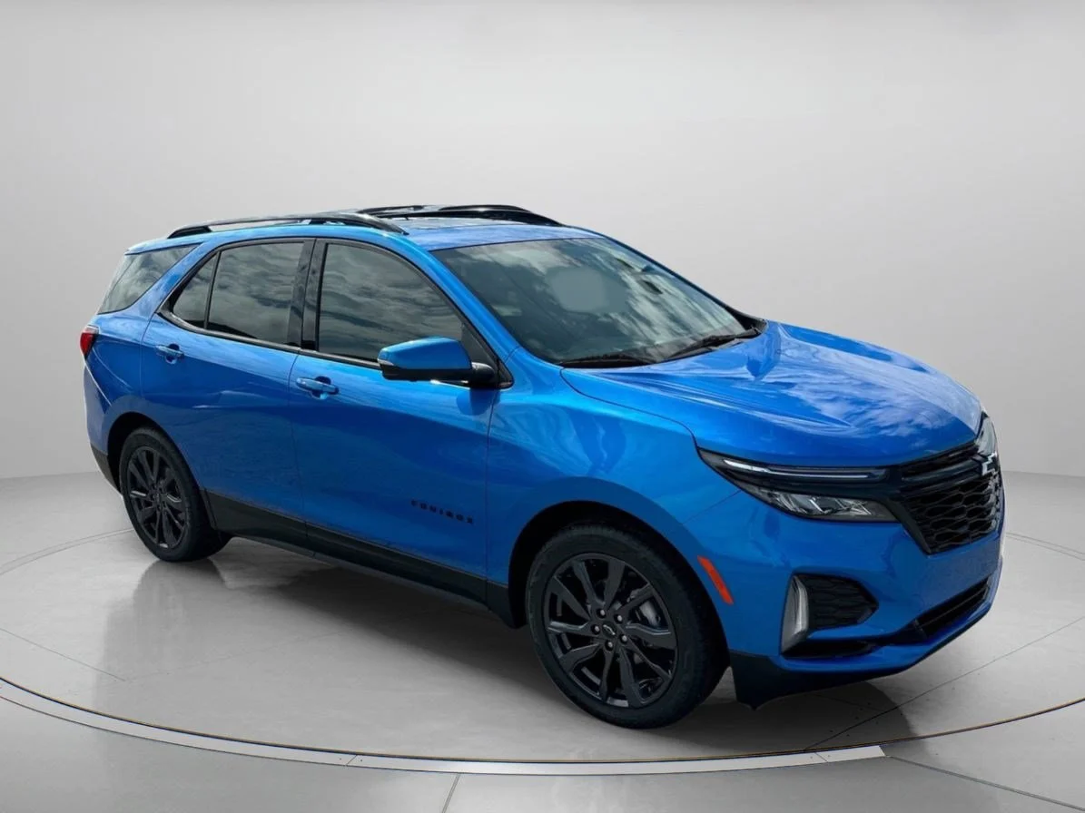 Used 2024 Riptide Blue Metallic Chevrolet RS image 1