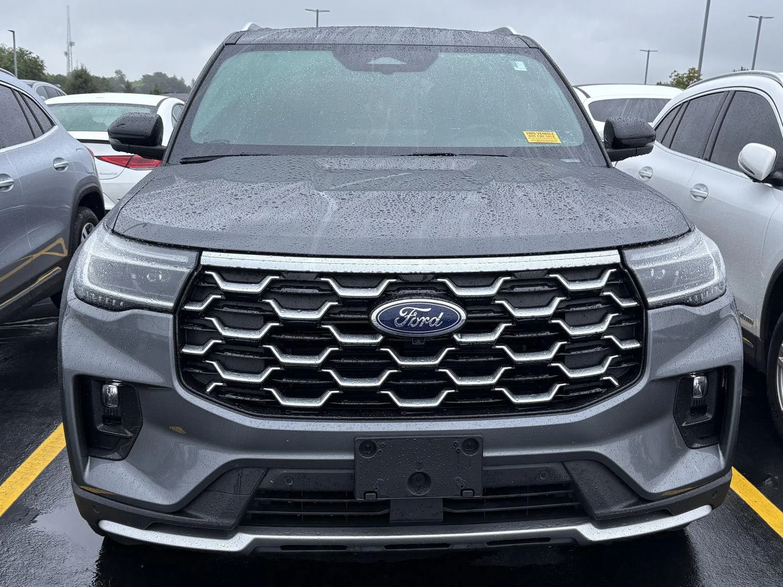 Used 2025 Carbonized Gray Ford Platinum image 2