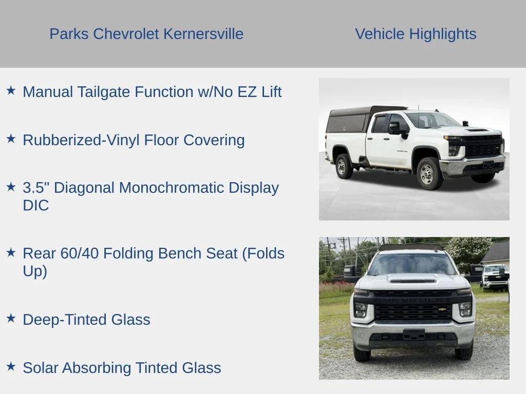 Used 2020 White Chevrolet Work Truck image 26