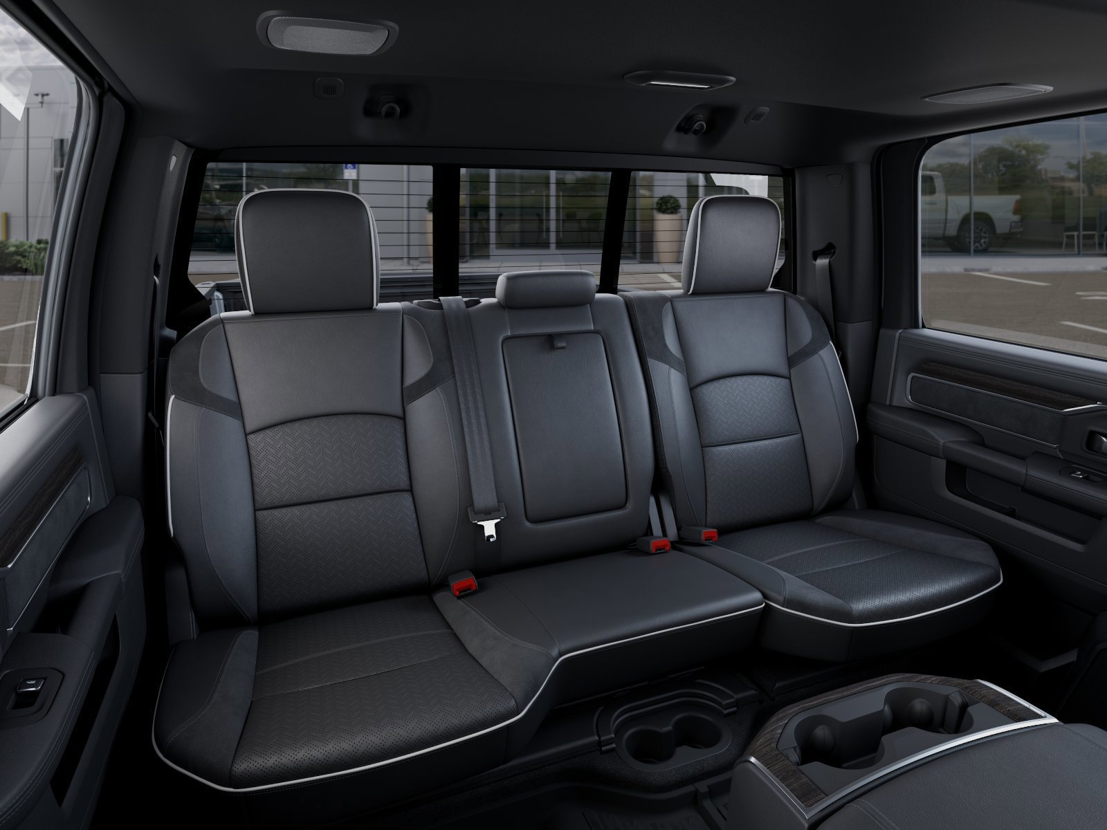 New 2026 Bright White Clear-Coat Exterior Paint RAM Laramie image 15