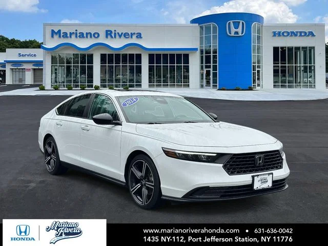 Certified Used 2024 Platinum White Pearl Honda Sport image 1